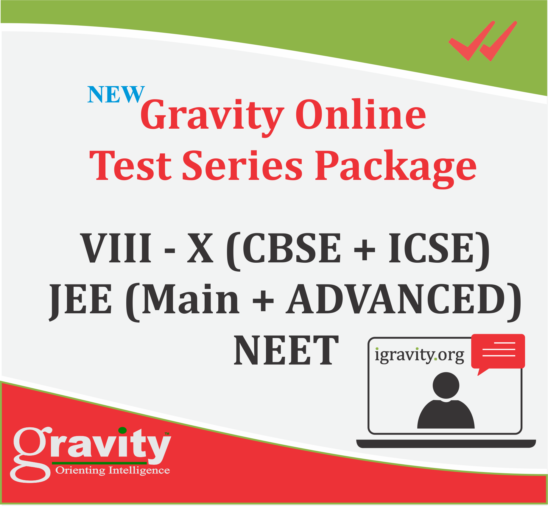 JEE Main Test Series (2022-23)(Gravity)
